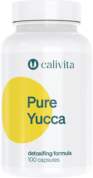 Calivita Pure Yucca 100 kapsúl - Detoxikačná Juka - Antioxidant