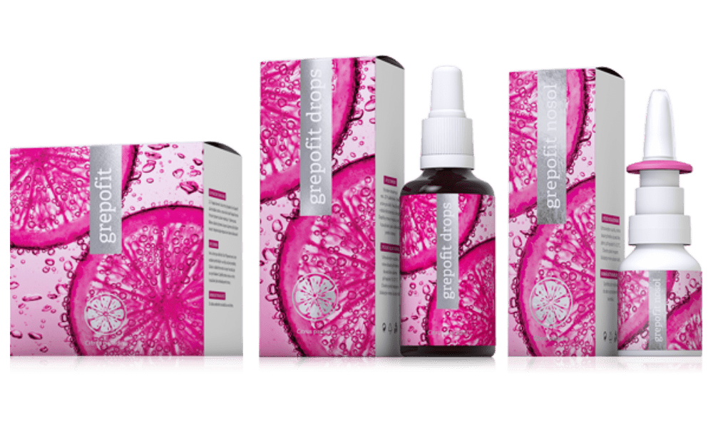 Energy Grepofit 135 kapsúl, Grepofit Drops 30 ml,  Grepofit Nosol Aqua 20 ml