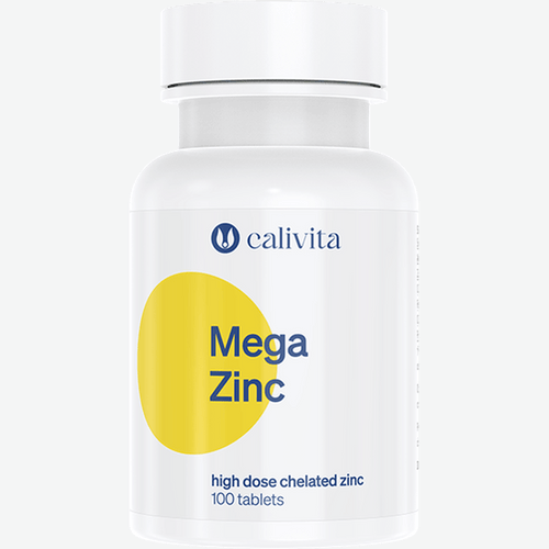 Calivita Mega Zinc 100 tabliet Zinok pre zdravú pokožku a vlasy