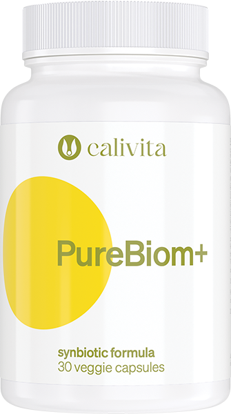 Calivita PureBiom+ – Synbiotická zmes probiotík a prebiotík pre zdravé trávenie