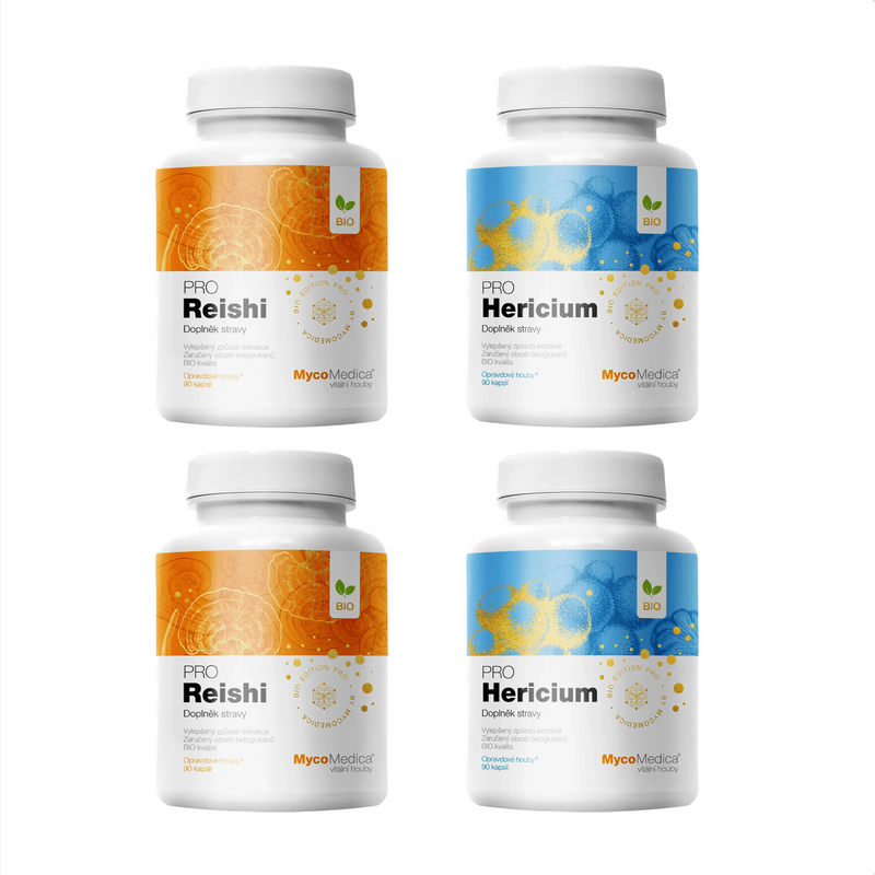 MycoMedica Reishi PRO és Hericium PRO