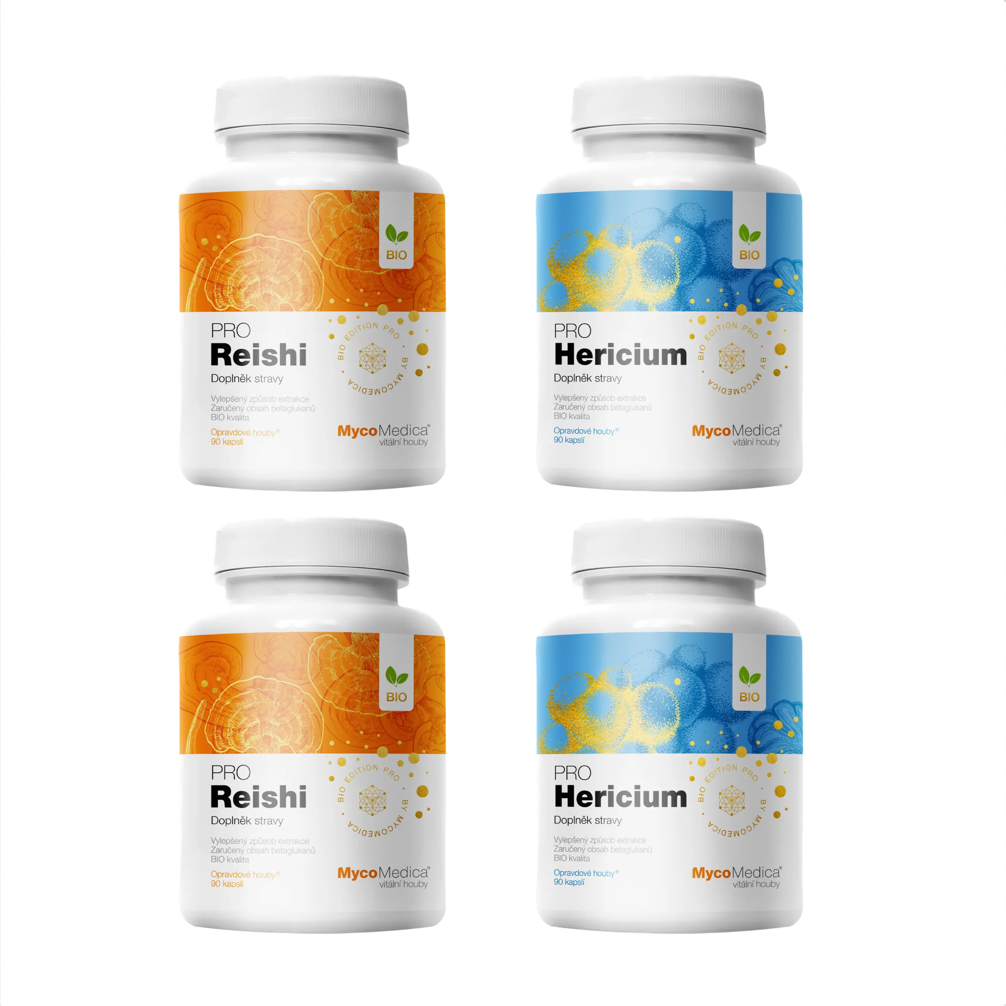 MycoMedica Reishi PRO és Herícium PRO