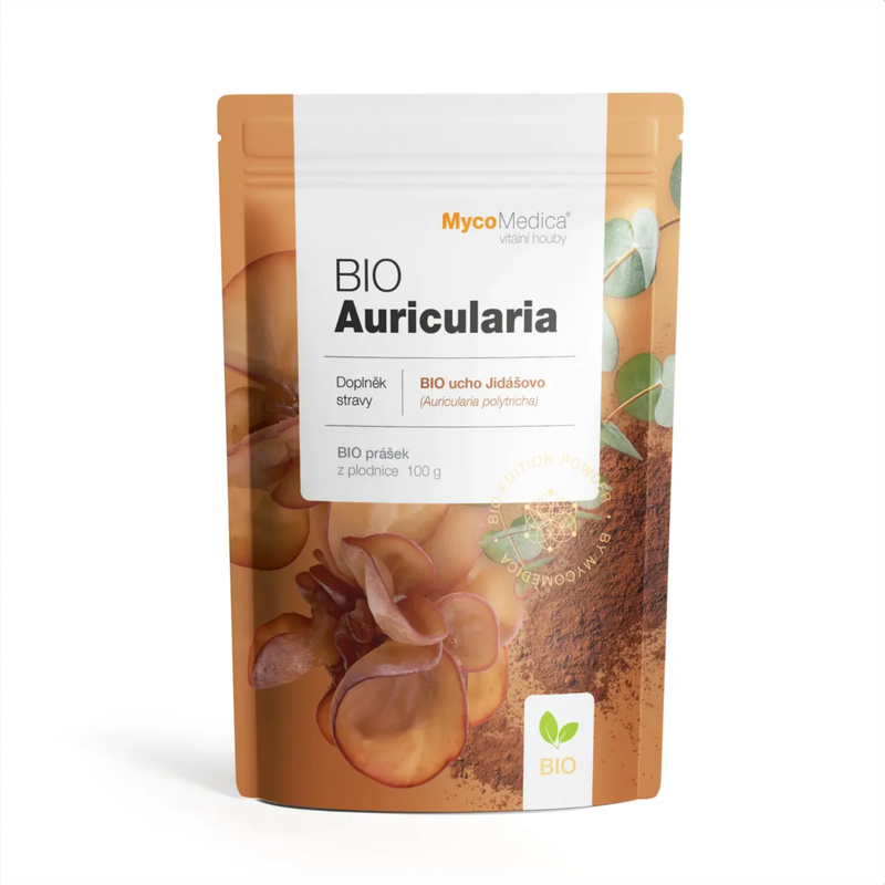 MycoMedica BIO júdásfülgomba (Auricularia) gombapor 100 g