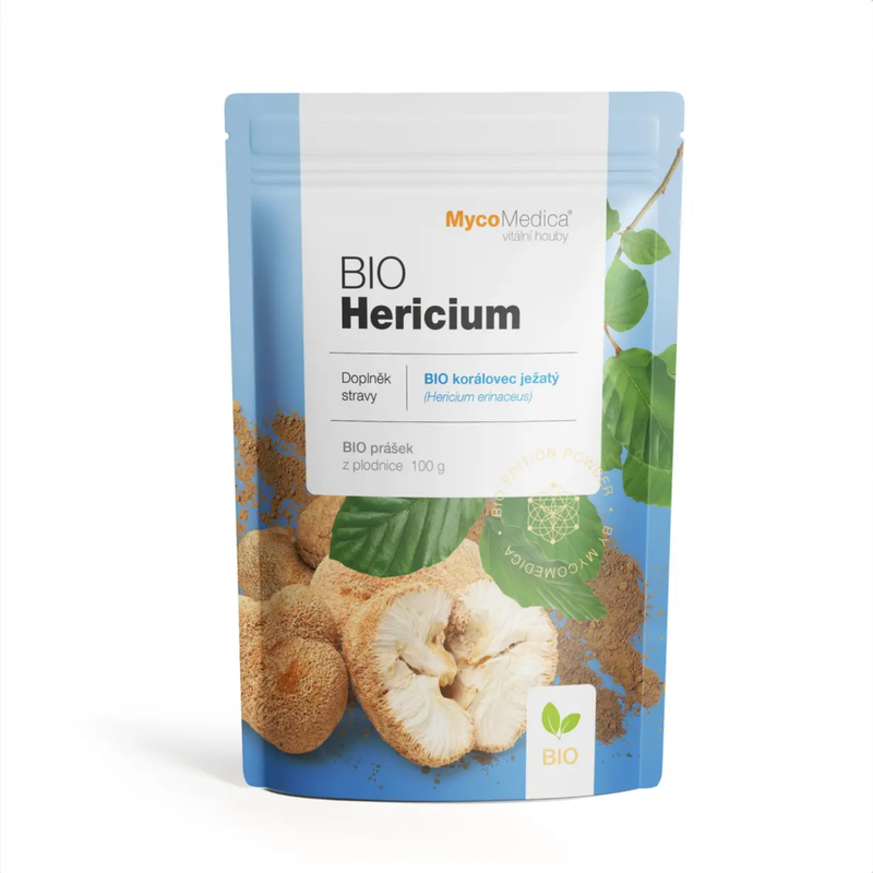 MycoMedica BIO Hericium (süngomba) gombapor 100 g